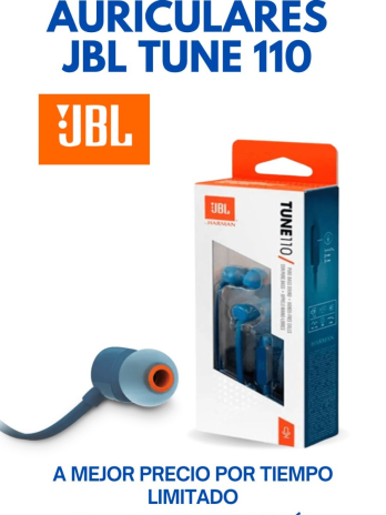 AURICULARES JUNE 110 JBL conector Jack 3,5 mm